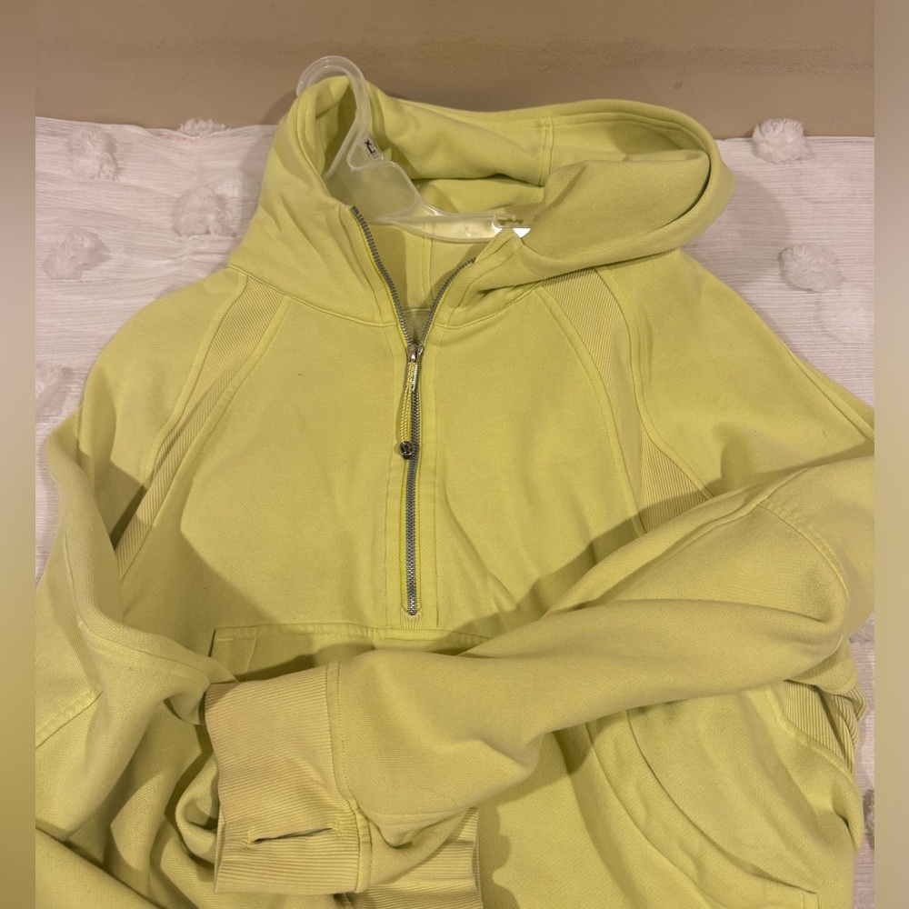 lululemon athletica Yellow Hoodie Jacket